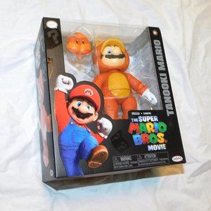 Tanooki Mario Nintendo Super Mario Brothers Movie Luigi Raccoon Poseable NEW